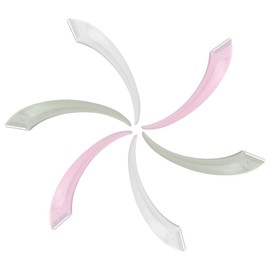 Ipetboom 6pcs Portable Stainless Steel Eyebrow Razors for Women Curved Facial Shavers with Safe Non Scratch Design Lightweight and Grooming Tools for Travel and Daily Use