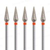 Generic KMIZ Diamond Nail Bits DDR 4-12S (5Pack), Drop Cuticle