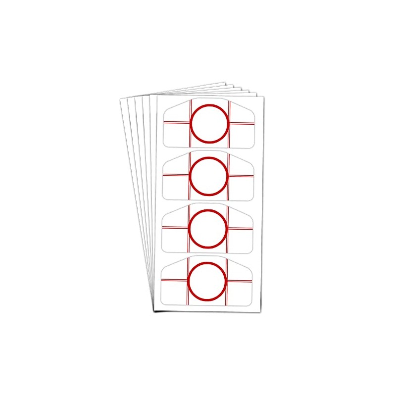 Top label Golf Driver Impact Tape Labels,240 Pcs Golf Impact