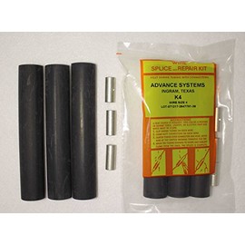 K4 Submersible Pump Wire Splice Kit Repair and Installation. #4 AWG, 3 Wires Easy and Reliable. Crimp It - Shrink It and Forget it!