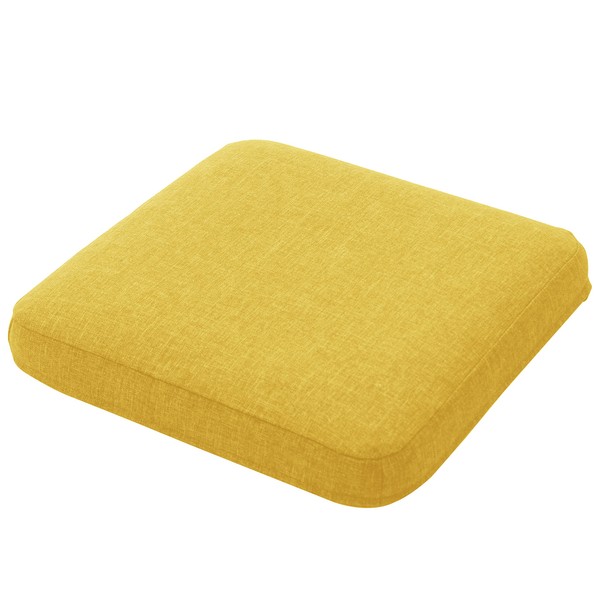 Cellutane A1063a-630YE SWEETS Diameter: 15.2 inches (38.5 cm), Thickness: 2.6 inches (6.5 cm), Washable Cover, Round, Mustard, Made in Japan