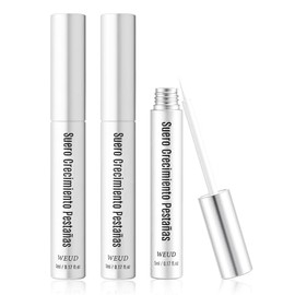 WEUD Serum Pestañas Coreano con Multi Péptido y Biotina B7, Suero Profesional para el Crecimiento de Pestañas, Fórmula de Péptidos Compuestos para Mej