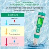 flintronic 4-in-1 PH Meter, PH/TDS/EC Temperature Tester with Backlight, 0-14