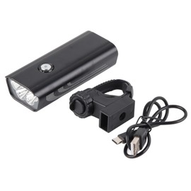 Bike Headlight 6000lm 6 Modes IPX6 Waterproof USB Charging 5 LED Bicycle Front Light for Night Cycling Running Hiking