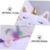 FOMIYES Pcs Plush Sleep Masks Unicorn Eye Cover Comfortable Blindfold