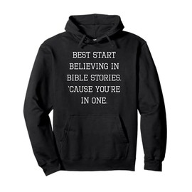 Funny Christian Biblical End Times Rapture Jesus Story Joke Pullover Hoodie