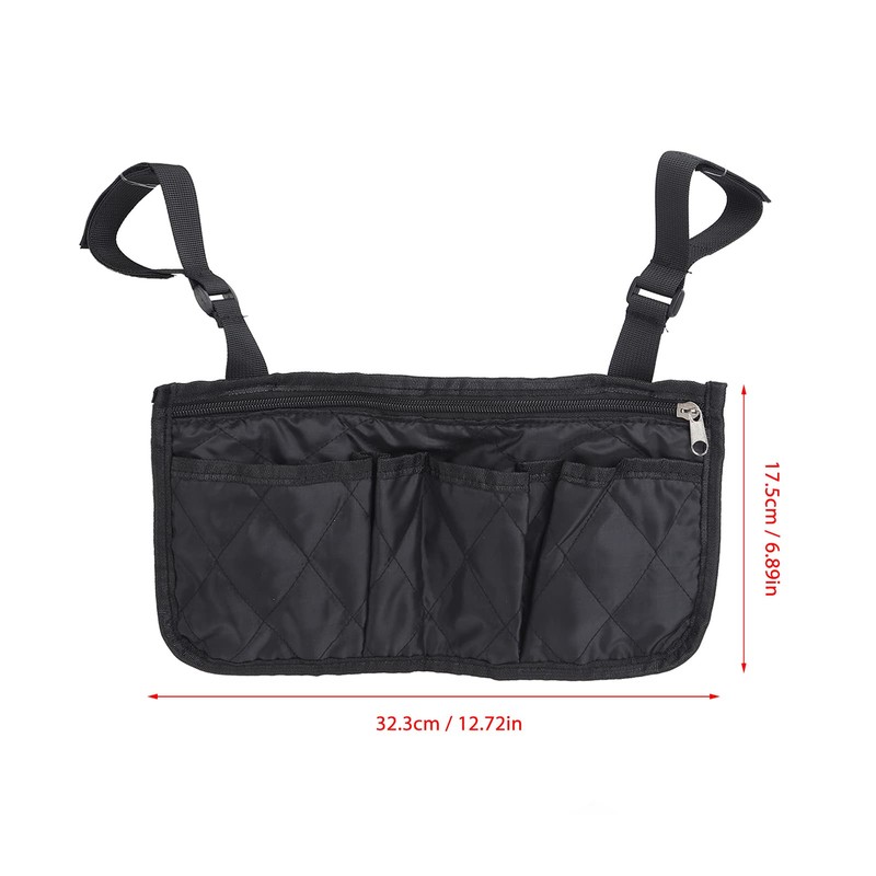 Wheelchair Armrest Bag, Wheelchair Side Pocket, Armrest Accessories, Wheelchair Bag,