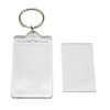 10 Pcs Double Sided Blank Photo Keychain, Acrylic Clear Photo
