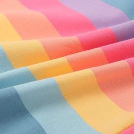 WELAKEN Rainbow Sweatshirts with Unicorn for Girls Toddler & Kids II Little Girl's Pullover Tops Cotton Hoodies 3T