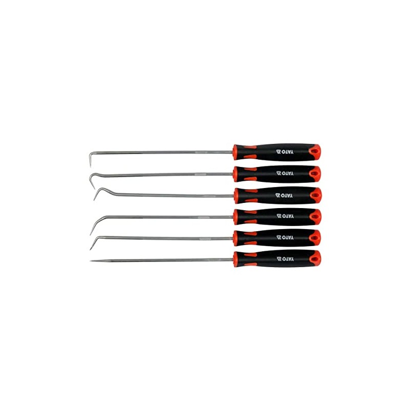 YATO YT-08428, Long Pick and Hook Set 6 Pcs 240mm