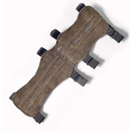 Archery Arm Guard Protector Bracer – Leather Wrist Arm Compound Shooting Protection (33 x 9 cm) by DMX INTL