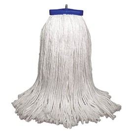Boardwalk 732R Mop Head Economical Lie-Flat Head Rayon Fiber 32-Oz. White 12/Carton