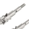 2PCS Stainless Steel Front Drive Shaft,CVD Axle Replacement for 1/10