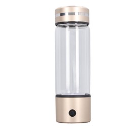 Hydrogen Rich Water Bottle 300ML 1200 to 1400PPB 3 Minute Quick Electrolysis Hydrogen Water Generator for On-The-Go Hydration