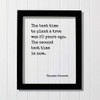 Chinese Proverb - Floating Quote - The best time to