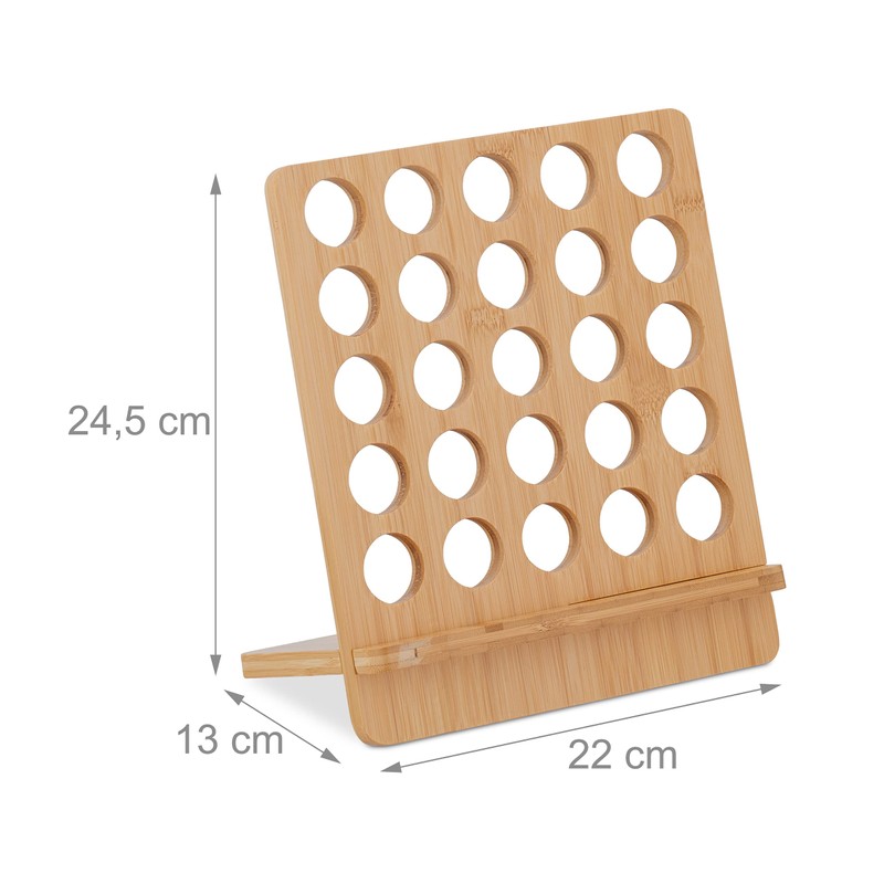Relaxdays Capsule Holder Compatible with Nespresso, 25 Capsules, Coffee Capsule