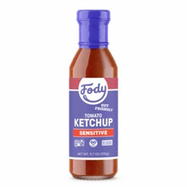 Fody Foods Original Tomato Ketchup, 11.7 Oz (Pack of 2), Garlic and Onion Free, Low FODMAP Certified, Gut & IBS Friendly, Vegan, Non-GMO, Gluten Free