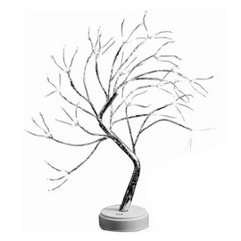 Bonsai Fairy Tree Lamp Warm Lighting 108 LED Lamps Battery Powered USB Interface Touch Switch Metal Lighted Tree for Home