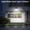 Adiding Solar Outdoor Lights, 202 LEDs Flood Lights with 16.4