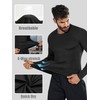 Keismimo Men's UPF 50+ Long Sleeve Compression Shirts UV/SPF Rash