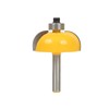 YONICO Router Bits Edge Forming Cove 1/2-Inch Radius 1/4-Inch Shank