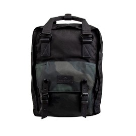 Doughnut Macaroon Camo Series Unisex 16L Backpack with Laptop Compartment I Student Backpack Functional & Handmade I Ideal as a Travel Backpack or City Backpack I Daypack, Black X Army