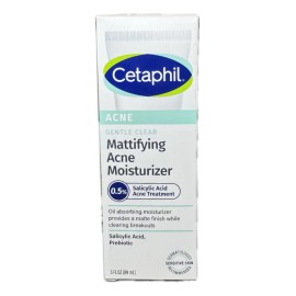 Crema Hidratante Cetaphil para Acné pieles grasas Efecto mate Con Ácido Salicílico al 0.5% 89ml