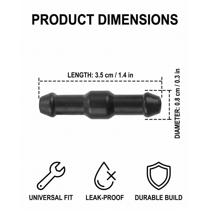 DLPRK Windscreen Wiper Hose Connector 20x Universal, Wiper Water Repair