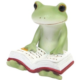 Daikai Copeau 71734 Reading Frog, 1.5 x 1.54 x 1.69 inches (3.8 x 3.9 x 4.3 cm)
