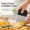 Crinkle Cutter for Vegetables & French Fries – Stainless Steel