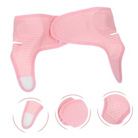 Baluue Lifting Mask for Double Chin Reduction Facial Shaping Mask for Sagging Skin Breathable and Comfortable Design for Women V-shape Face Enhancer Pink English Instructions