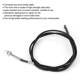 ATV Brake Cable Rear Brake Cable Universal Rear Wheel Drum Brake Cable 1.92m/75.6" for GY6 Scooter Mopeds 50cc 125cc 150cc 250cc High Strength