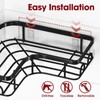 Sakugi Corner Shower Caddy - 2 Pack, Adhesive Shower Organizers,