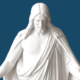 Deseret Book - BELOSOL - Christus Statue - Christian Decor - Jesus Statue - Jesus Home Decor - Inspirational Sculpture - Christian Living - 9"