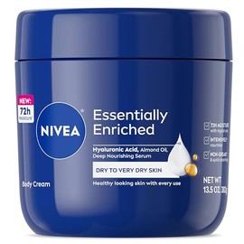 Nivea Essentially Enriched Almond Oil Body Cream, 13.5 Oz