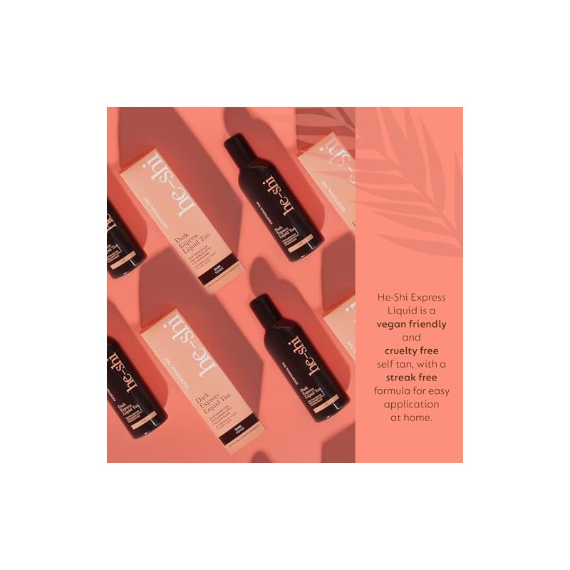 He-Shi Express Liquid Fake Tan - Dark, 150ml