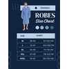 INSIGNIA Mens Plain Woven Lightweight Cotton Poly Dressing Gown Robe