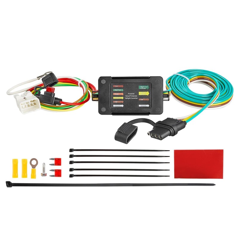 MECMO 4-Pin Trailer Wiring Harness 56040 for 2009-2024 Subaru Forester,