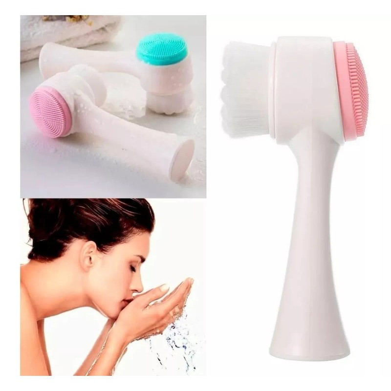 Maya Cepillo Para Limpieza Facial Skincare Doble Cara Manual