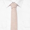 DonDon Men's Tie 6 cm Cotton Plain Checked and Polka
