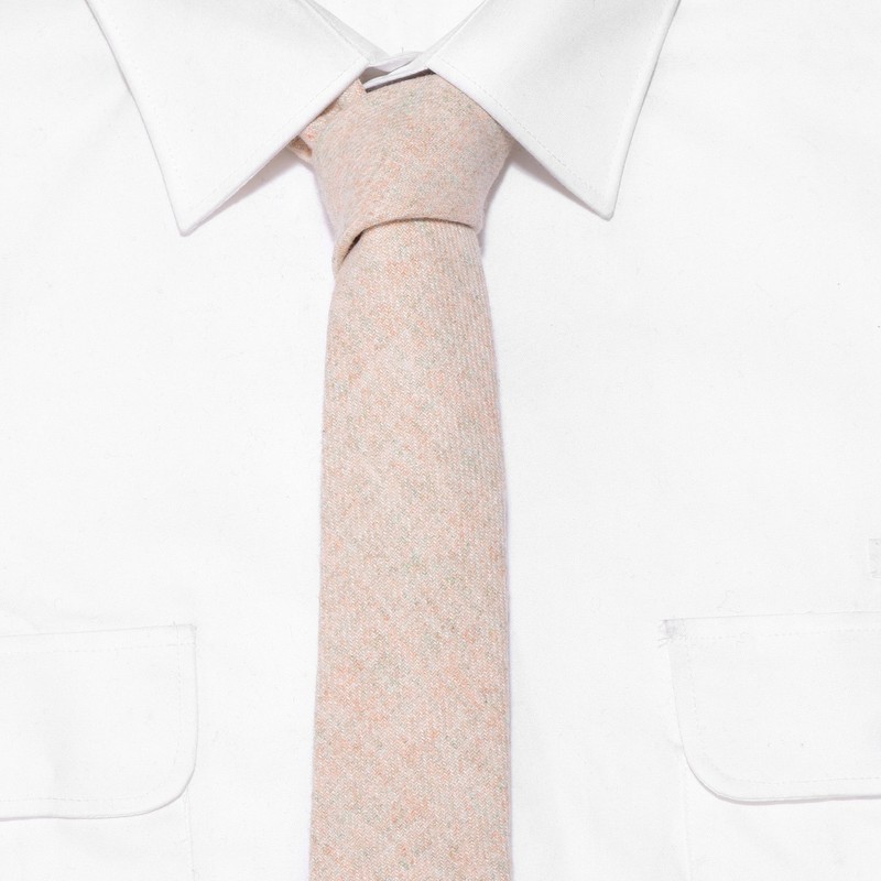 DonDon Men's Tie 6 cm Cotton Plain Checked and Polka