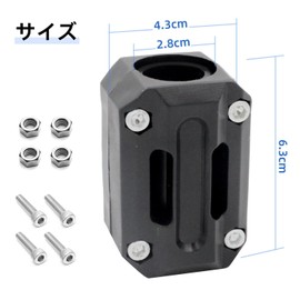 Bumper Guard Block Motorcycle Engine Guard Bumper Block Engine Guard 2 Pair Diameter 22/25/28mm Motorcycle Bumper Drop Prevention Block for R1200GS/R1100GSR/1150GS/F800GS/F700GS/F650GS/G650GS/HP2