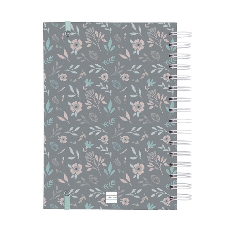 Finocam – Agenda 2020 1 Day Page Spiral You Floral