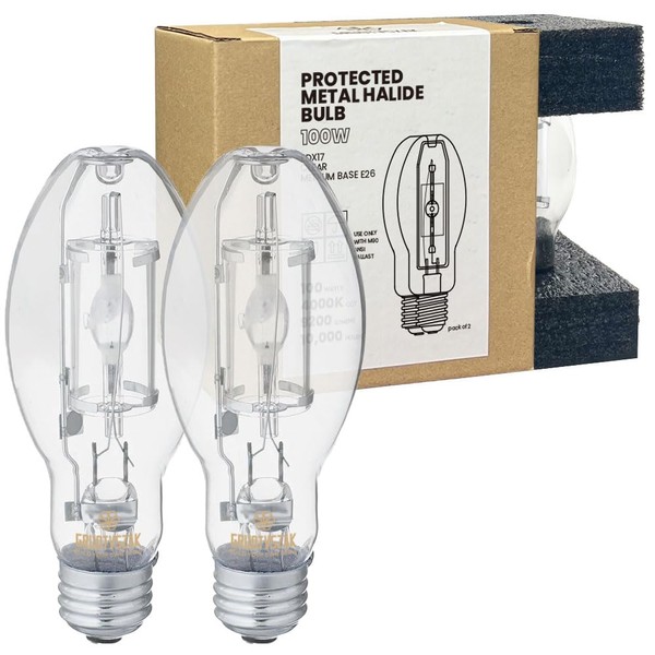 GRUOTVSZAK Protected MP100/U/MED MH E26 Medium Base Metal Halide 100