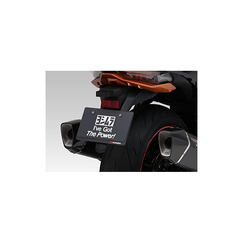 YOSHIMURA 599-021-0001 Carbon License Plate Holder for 126cc and Up