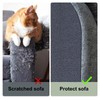 Cat Scratch Couch Furniture Protector, Adhesive Cat Scratch Pad Deterrent