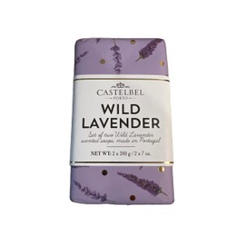 Castelbel Wild Lavender Scented Soaps. (2) 7 oz