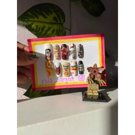 Bubebech Uñas Press On Stranger Things