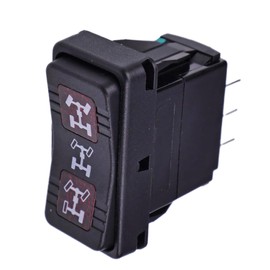 Demfec AWD Dash Switch Compatible with Polaris Ranger 400 500 570 800 900 570 XP 1000 XP 900 XP 800 Crew Brutus All Wheel Drive Switch 4012747