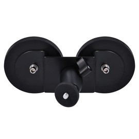 iSaddle Magnetic Camera Mount with 1/4"-20 Male Thread Tripod Adapter - Dual Base Heavy-Duty Magnetic Cam Mount Holder for GoPro/Sport Camera/Action Camera Compatible with Hero 11/10/9/8/Max